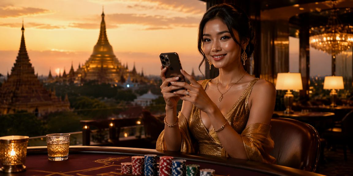 ပုဂံမြို့တွင် ဖုန်းမှ အားကစားလောင်းကစား စနစ် အသုံးပြုနေသူ